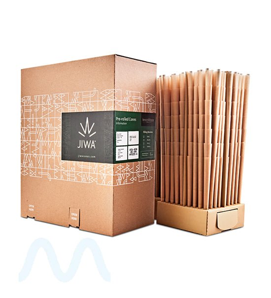 JIWA | Party Size Pre - Rolled Cones | 140mm - Dutch Brown Paper - 1134 Count - 3