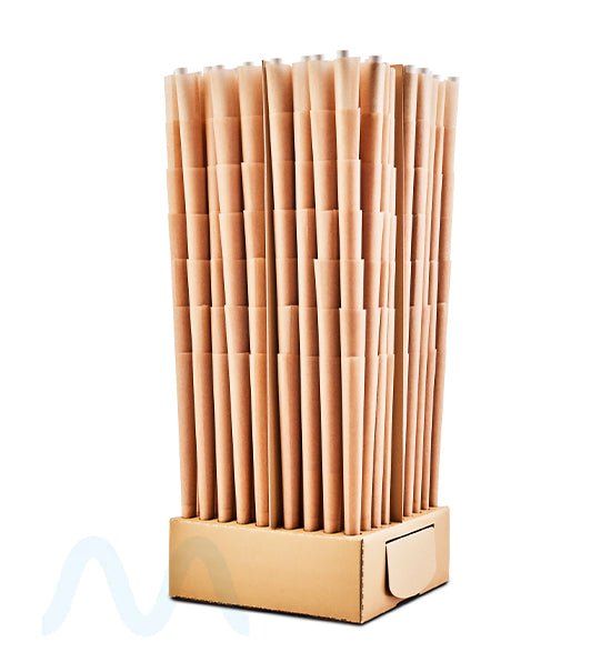 JIWA | Party Size Pre - Rolled Cones | 140mm - Dutch Brown Paper - 1134 Count - 5