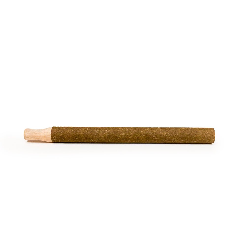 CUSTOM CONES USA | 109mm Pre - Rolled Tube Standard Brown Hemp Wrap with Natural Wood Tip | 109/30mm - 200 Count - 5