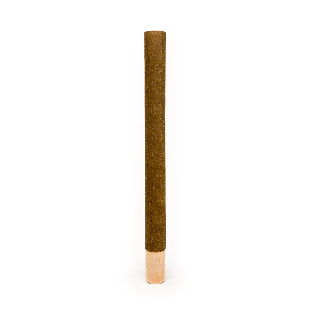 CUSTOM CONES USA | 109mm Pre - Rolled Tube Standard Brown Hemp Wrap with Natural Wood Tip | 109/30mm - 200 Count - 6