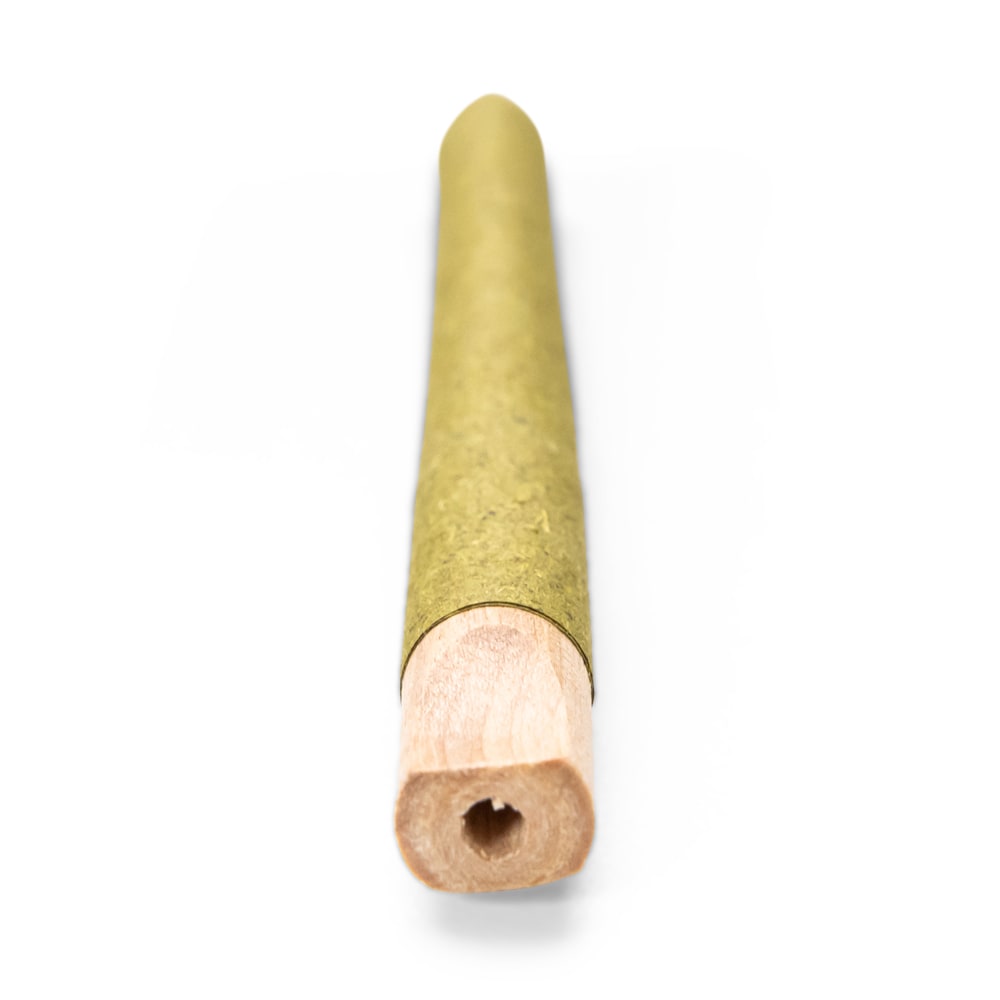 CUSTOM CONES USA | Classic King Size Pre - Rolled Tubes w/ Wood Filter Tip | 109mm - Hybrid Green Hemp Wrap - 200 Count - 1