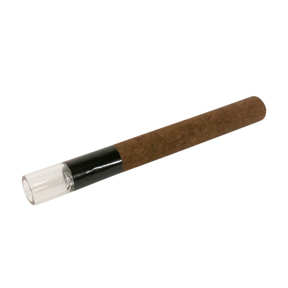 CUSTOM CONES USA | Classic King Size Pre - Rolled Tubes w/ Glass Filter Tip | 109mm - Dark Brown Hemp Wrap - 100 Count - 1