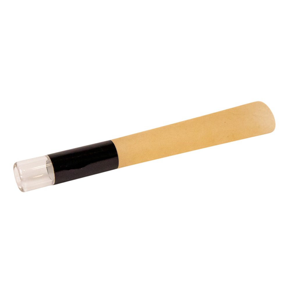 CUSTOM CONES USA | Pre - Rolled Cones w/ Glass Filter Tip | 90mm - Natural Brown Paper - 75 Count - 1