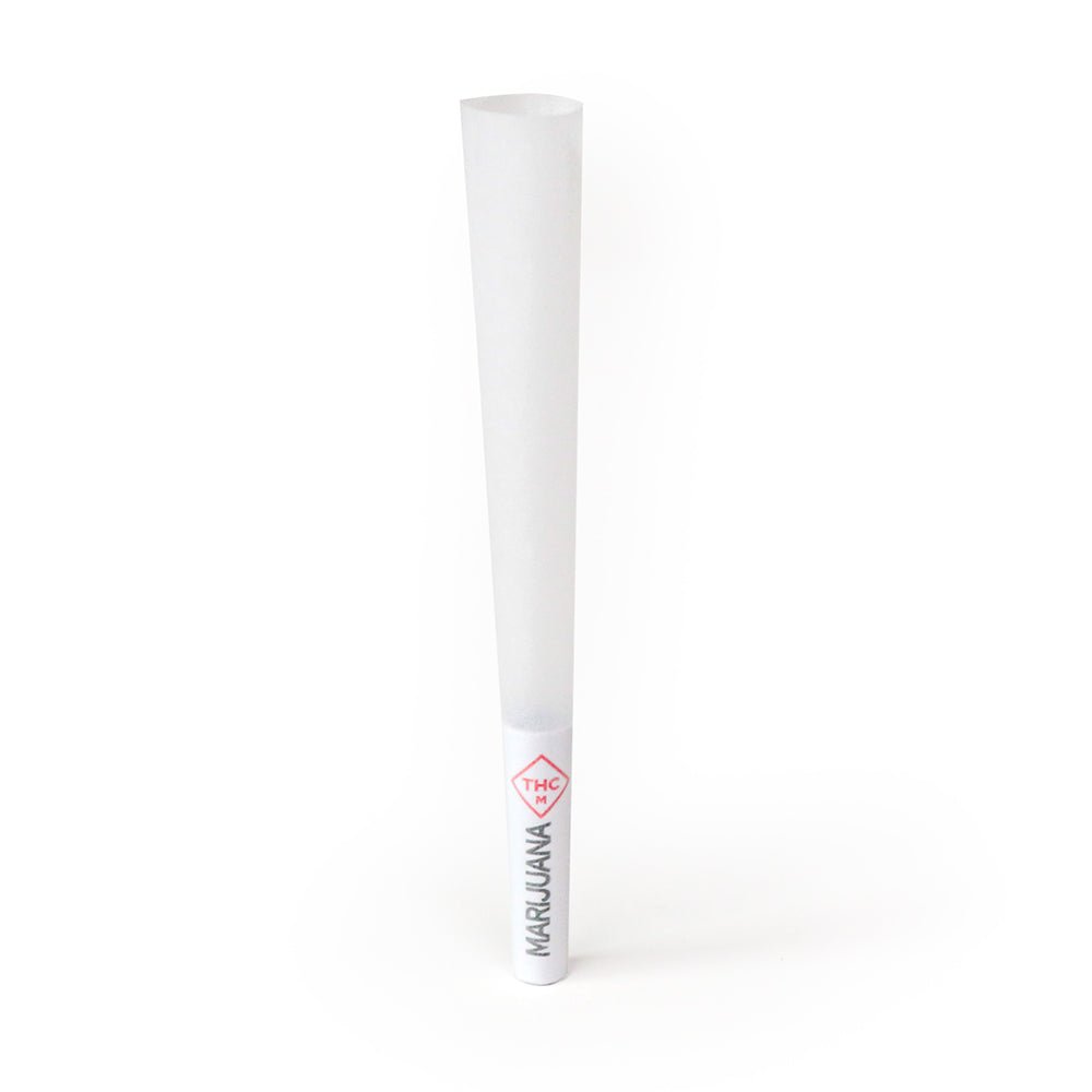CUSTOM CONES USA | 1 1/4 Size 'MI Compliant' Pre - Rolled Cones w/ Standard Filter Tip | 84mm - Refined White Paper - 900 Count - 1