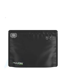 Child Resistant & Tamper Evident | Pinch N Slide 3.0 Matte Black PCR Mylar Exit Bags | 12in x 9in - 56g - 250 Count