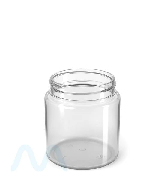 Straight Sided Clear Plastic PCR Jars | 53mm - 4oz | Sample Image