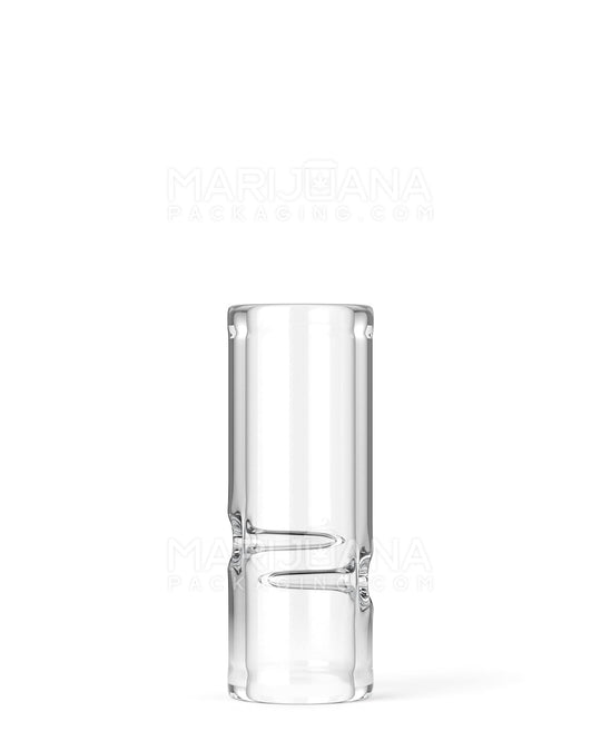 Glass Smoking Filter Tips Notched | 12mm - Clear | Sample