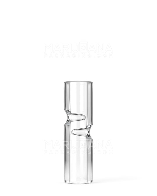 Glass Filter Tips Notched | 9mm - Clear - 175 Count