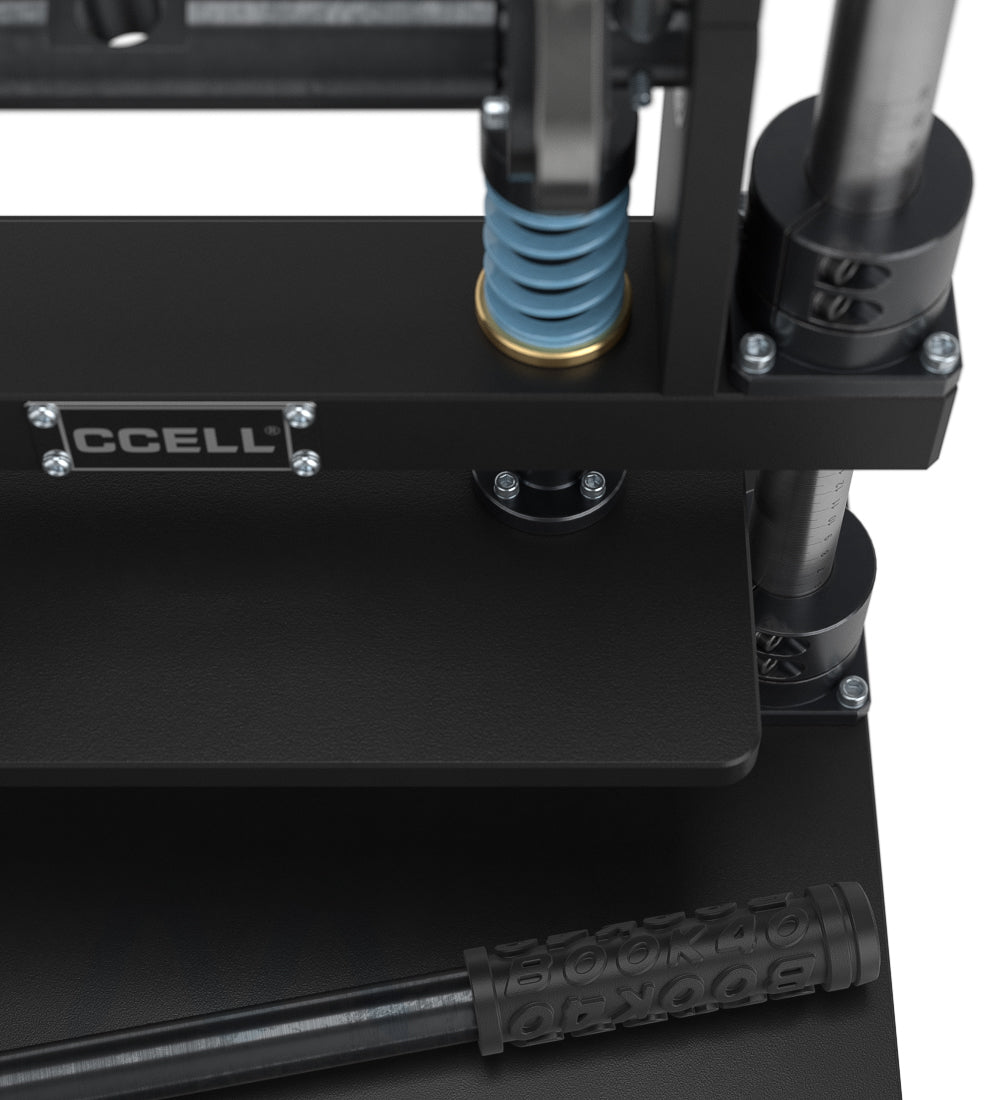 CCELL | Arbor Press Snap - Fit Fastening Machine | Fasten 50 Cartridge Mouthpieces - 8