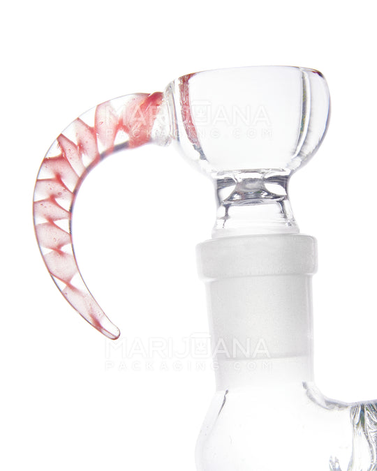 Twist Clear Bowl w/ Spiral Horn Handle | Glass - 14mm - Assorted