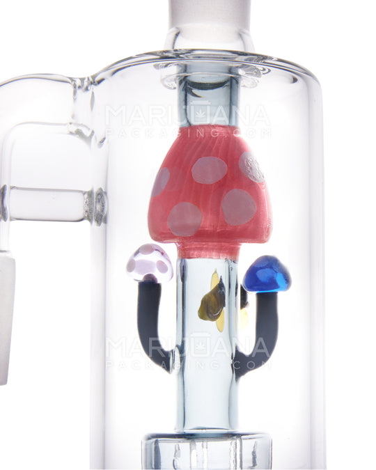 Smoke Mushroom Glass Ashcatcher | 14mm - 90 Degree - Male