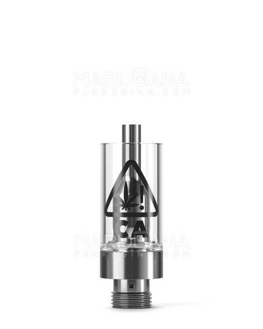 RAE California Universal Symbol | Ceramic Core Glass Vape Cartridge w/ 2mm Aperture | 0.5mL - Arbor Press - 100 Count - 1