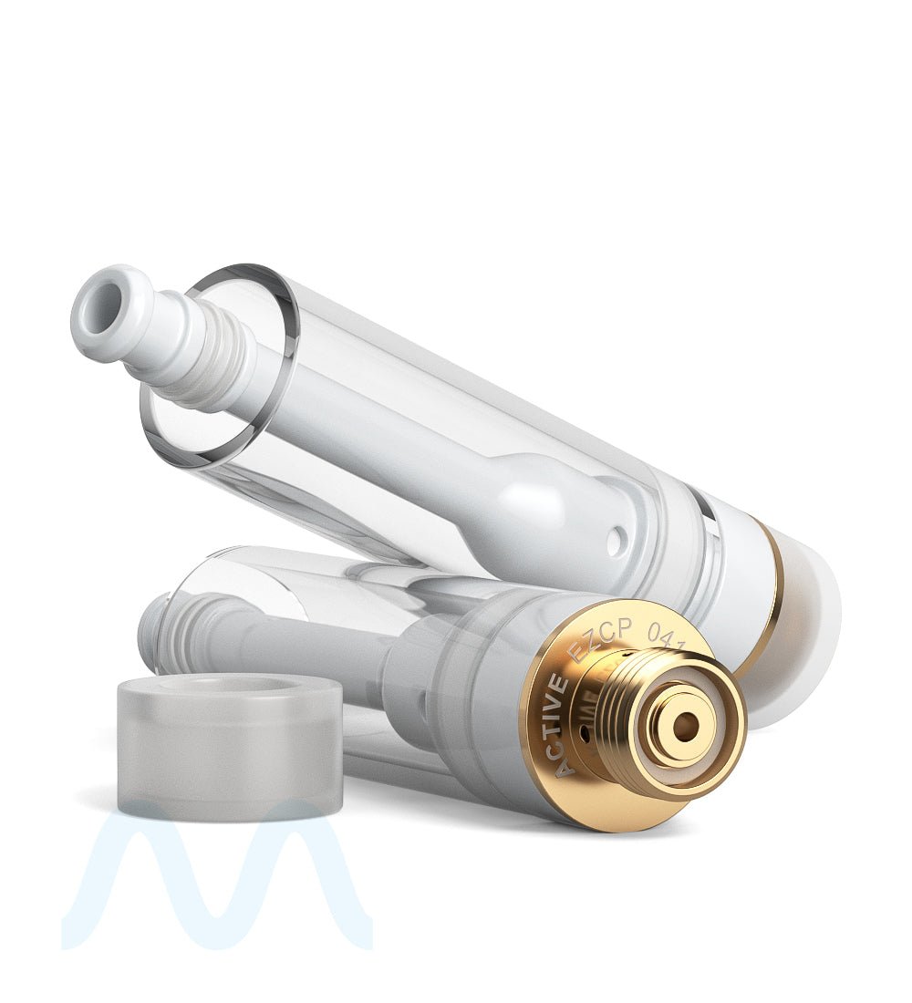 ACTIVE | EZ Click™ Ceramic Pro Vaporizer Cartridge with 1.5mm Aperture | 1mL - EZ Click - 100 Count - 8