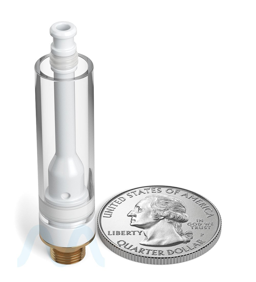ACTIVE | EZ Click™ Ceramic Pro Vaporizer Cartridge with 1.5mm Aperture | 1mL - EZ Click - 100 Count - 10