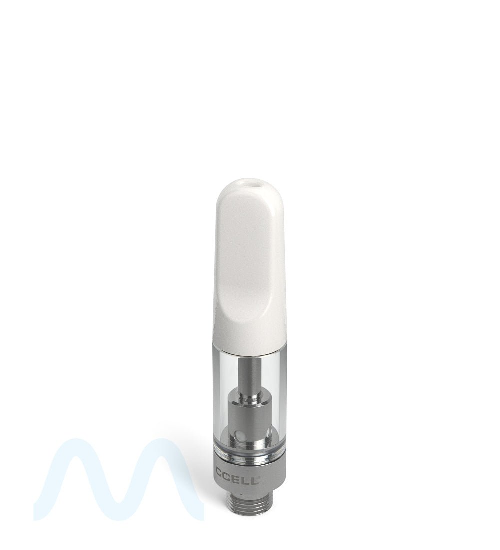 CCELL | TH2 - SE Therma Plastic Vape Cartridge with White Ceramic Mouthpiece | 0.5mL - Snap Fit - 100 Count - 2