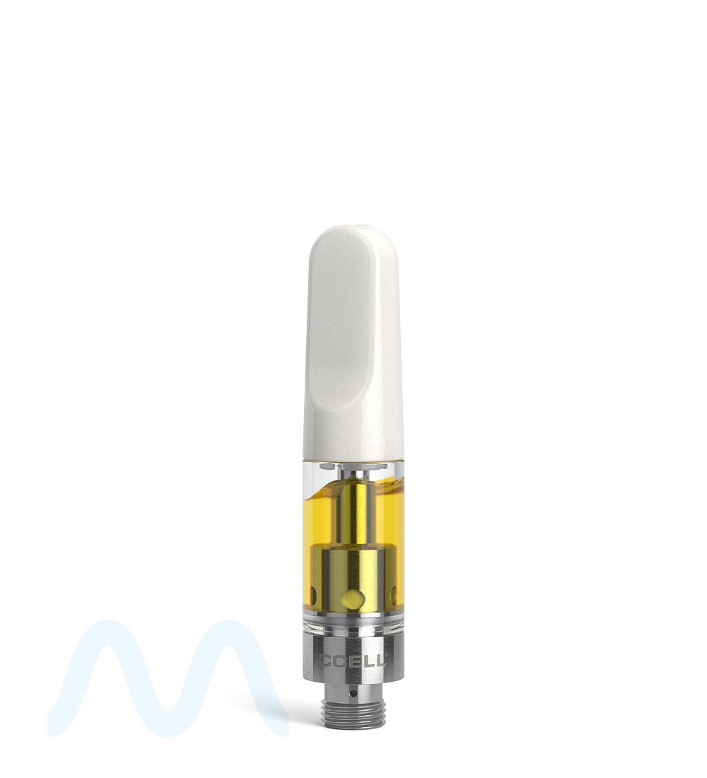 CCELL | TH2 - SE Therma Plastic Vape Cartridge with White Ceramic Mouthpiece | 0.5mL - Snap Fit - 100 Count - 5