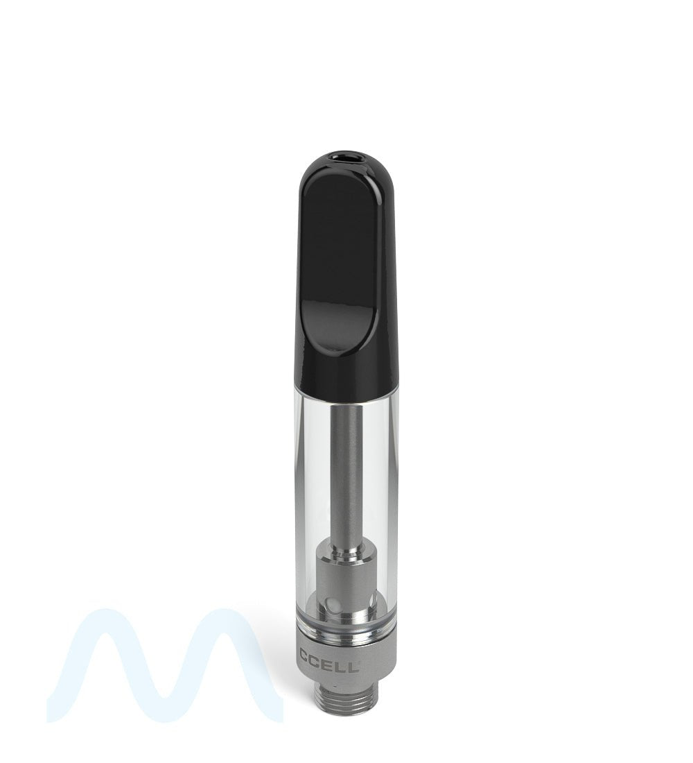 CCELL | TH2 - SE Glass Vape Cartridge with Black Ceramic Mouthpiece | 1mL - Snap Fit - 100 Count - 2