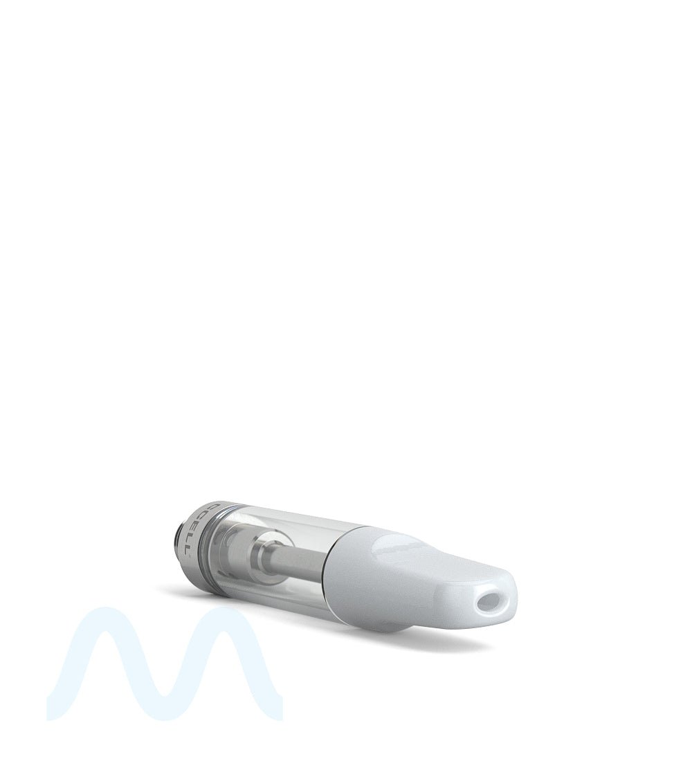 CCELL | TH2 - SE Glass Vape Cartridge with White Plastic Mouthpiece | 1mL - Snap Fit - 100 Count - 4