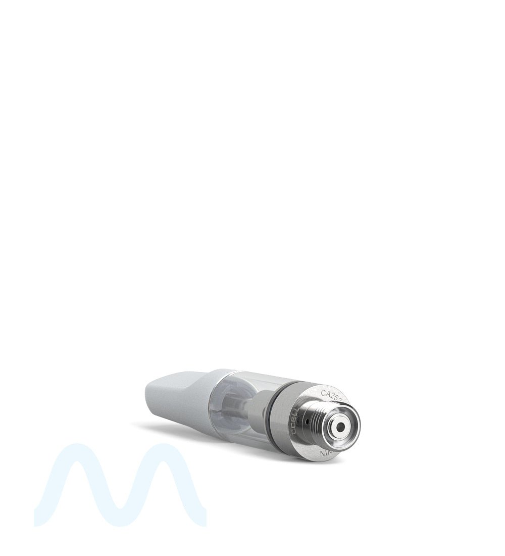 CCELL | TH2 - SE Therma Plastic Vape Cartridge with White Plastic Mouthpiece | 0.5mL - Snap Fit - 100 Count - 3