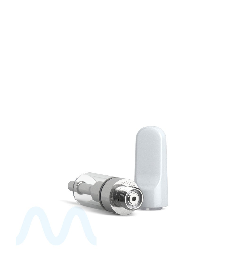 CCELL | TH2 - SE Therma Plastic Vape Cartridge with White Plastic Mouthpiece | 0.5mL - Snap Fit - 100 Count - 7