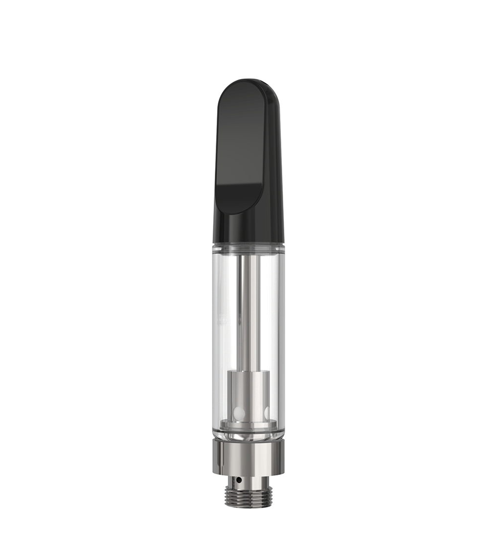 CCELL | TH2 - SE Glass Vape Cartridge with Black Plastic Mouthpiece | 1mL - Snap Fit - 100 Count - 1