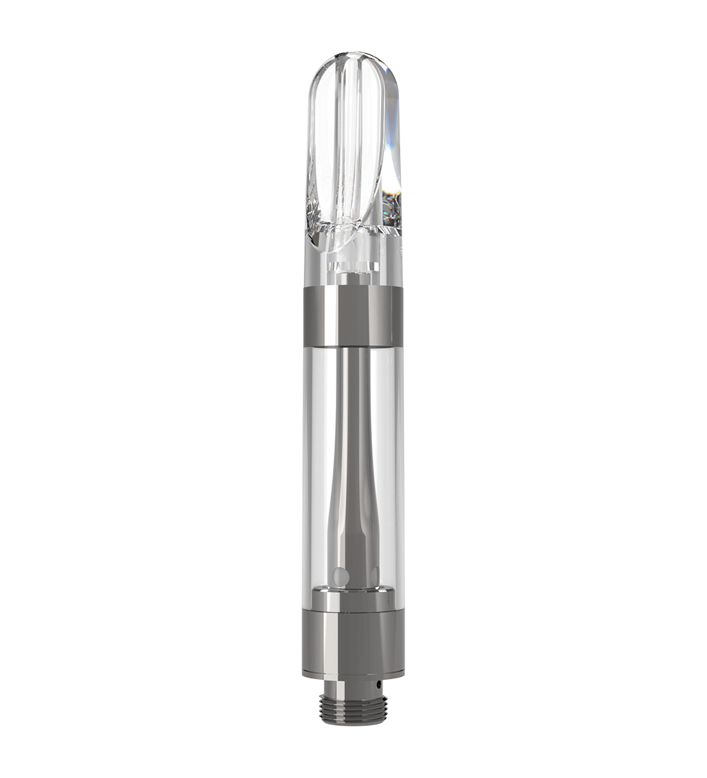 CCELL | M6T - EVO Therma Plastic Vape Cartridge with Clear Barrel Plastic Mouthpiece | 1mL - Snap Fit - 100 Count - 1