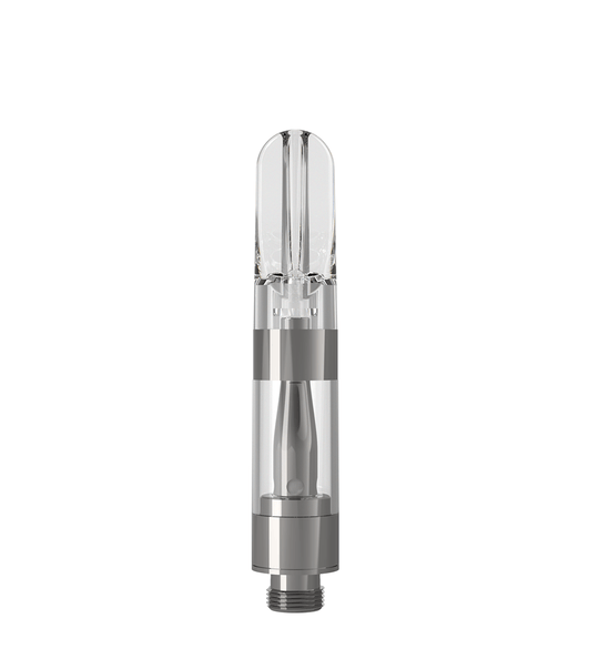 CCELL | M6T - EVO Therma Plastic Vape Cartridge with Clear Barrel Plastic Mouthpiece | 0.5mL - Snap Fit - 100 Count - 1