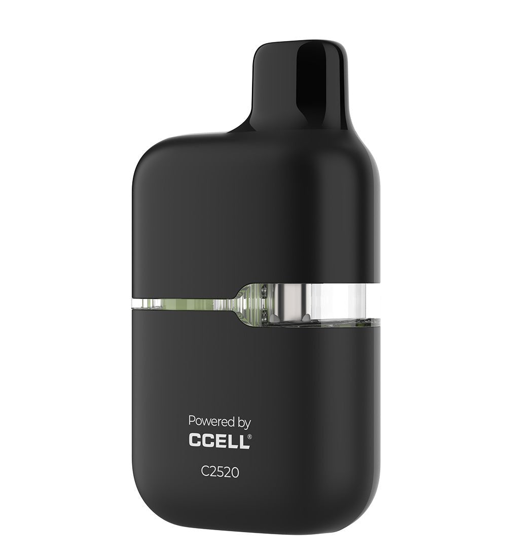 CCELL | Tank Black AIO Ceramic Core Vapor Device | 1mL - 200 mAh - 180 Count - 5