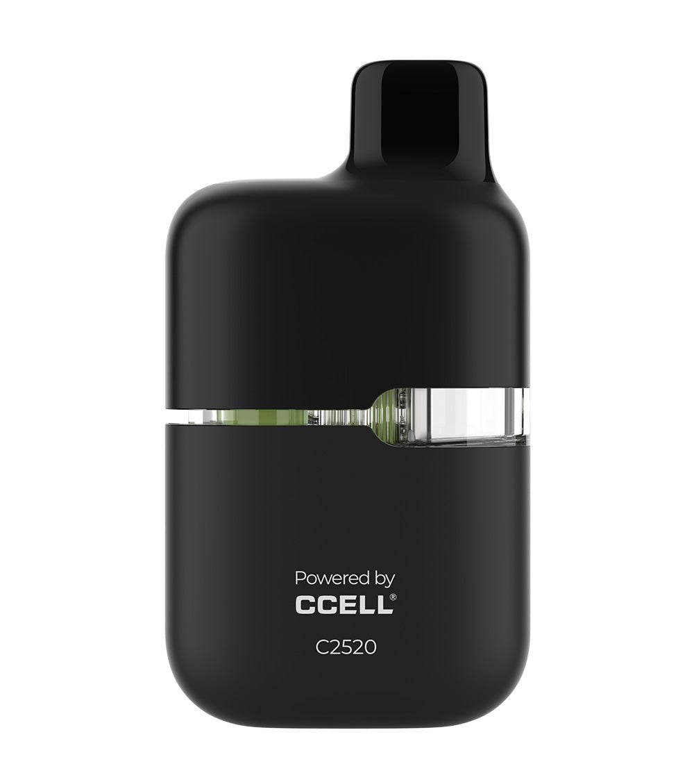 CCELL | Tank Black AIO Ceramic Core Vapor Device | 1mL - 200 mAh - 180 Count - 6