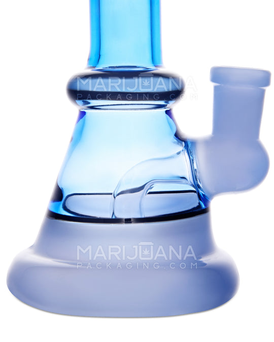 Dual Tone Mini Beaker Water Pipe w/ Showerhead Perc | 6in Tall - 14mm Bowl - Assorted