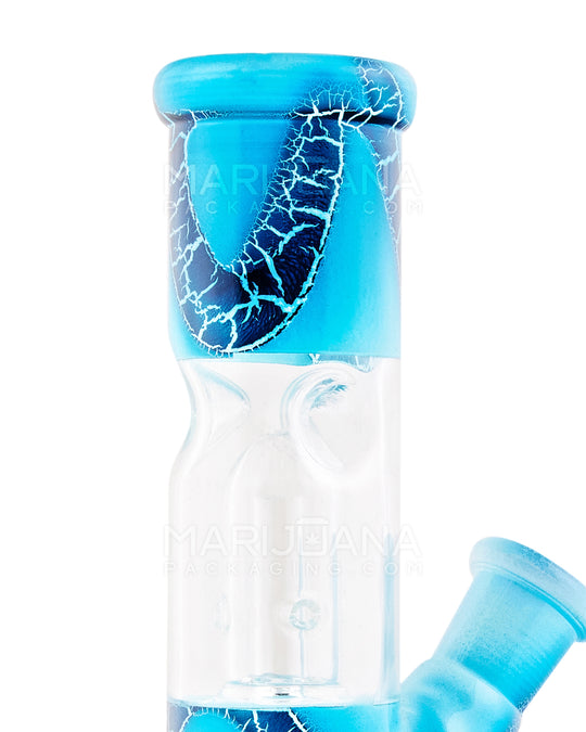 Crackle Mini Straight Shooter Water Pipe | 6.5in Tall - 14mm Bowl - Assorted