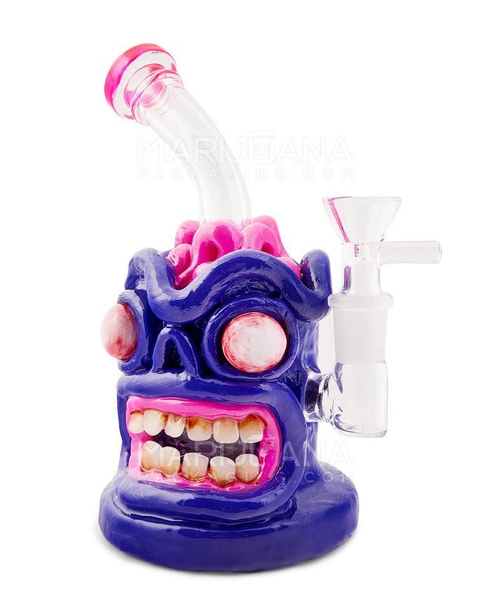 Monster Zombie Brain Water Pipe | 7in Tall - 14mm Bowl - Assorted Image