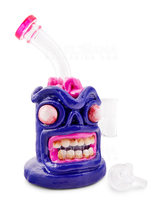 Monster Zombie Brain Water Pipe | 7in Tall - 14mm Bowl - Assorted