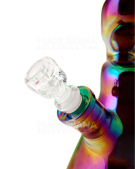 USA Glass | Z-Neck Heavy Zong Glass Beaker Water Pipe | 16in Tall - 14mm Bowl - Assorted