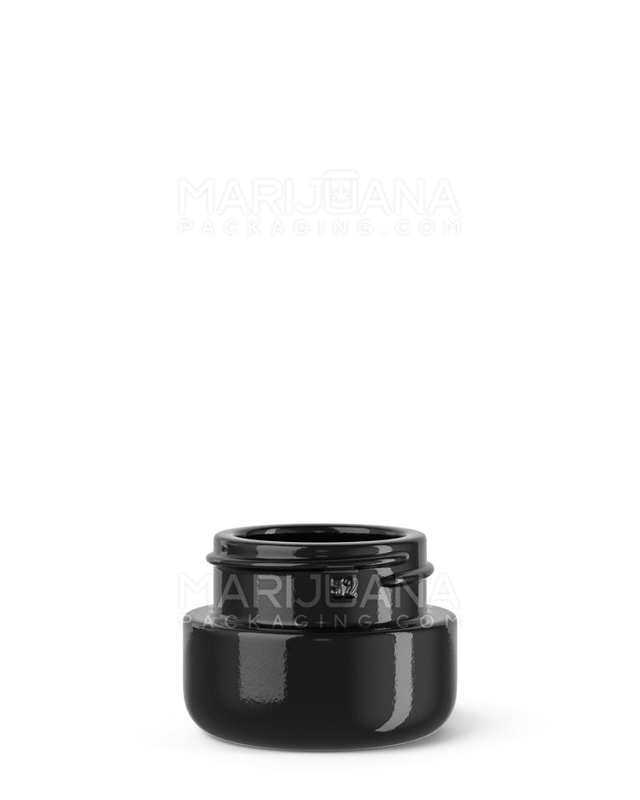 POLLEN GEAR HiLine Glossy Black Glass Concentrate Containers | 36mm - 5mL | Sample Image