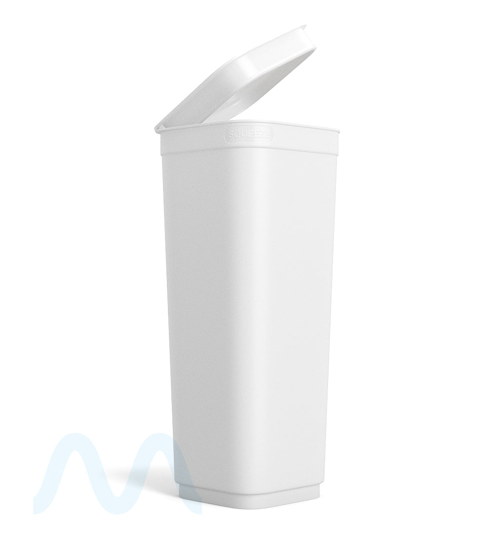 POLLEN GEAR | Child Resistant 100% Recyclable Opaque Glossy White Pop Box Pop Top Bottles | 60dr - 14g - 205 Count - 2