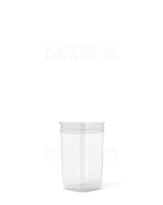POLLEN GEAR | Child Resistant 100% Recyclable Transparent Clear Pop Box Pop Top Bottles | 13dr - 2.5g - 825 Count