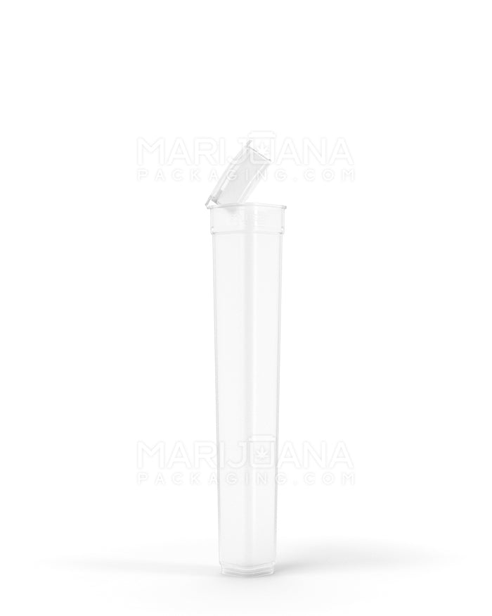 POLLEN GEAR 100% Recyclable Pop Box Pop Top Plastic Pre-Roll Tubes | 119mm - Clear | Sample Image