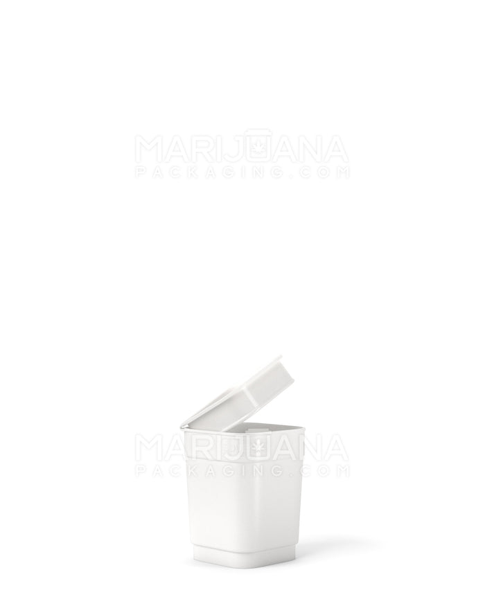 POLLEN GEAR 100% Recyclable Opaque White Pop Box Pop Top Bottles | 6dr - 1g | Sample Image