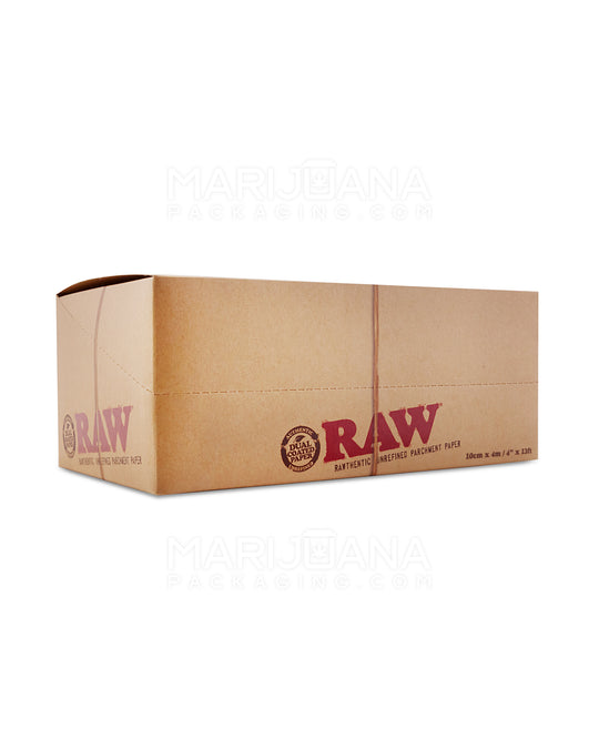 RAW | Parchment Squares | 4in x 4in - Natural - 12 Count