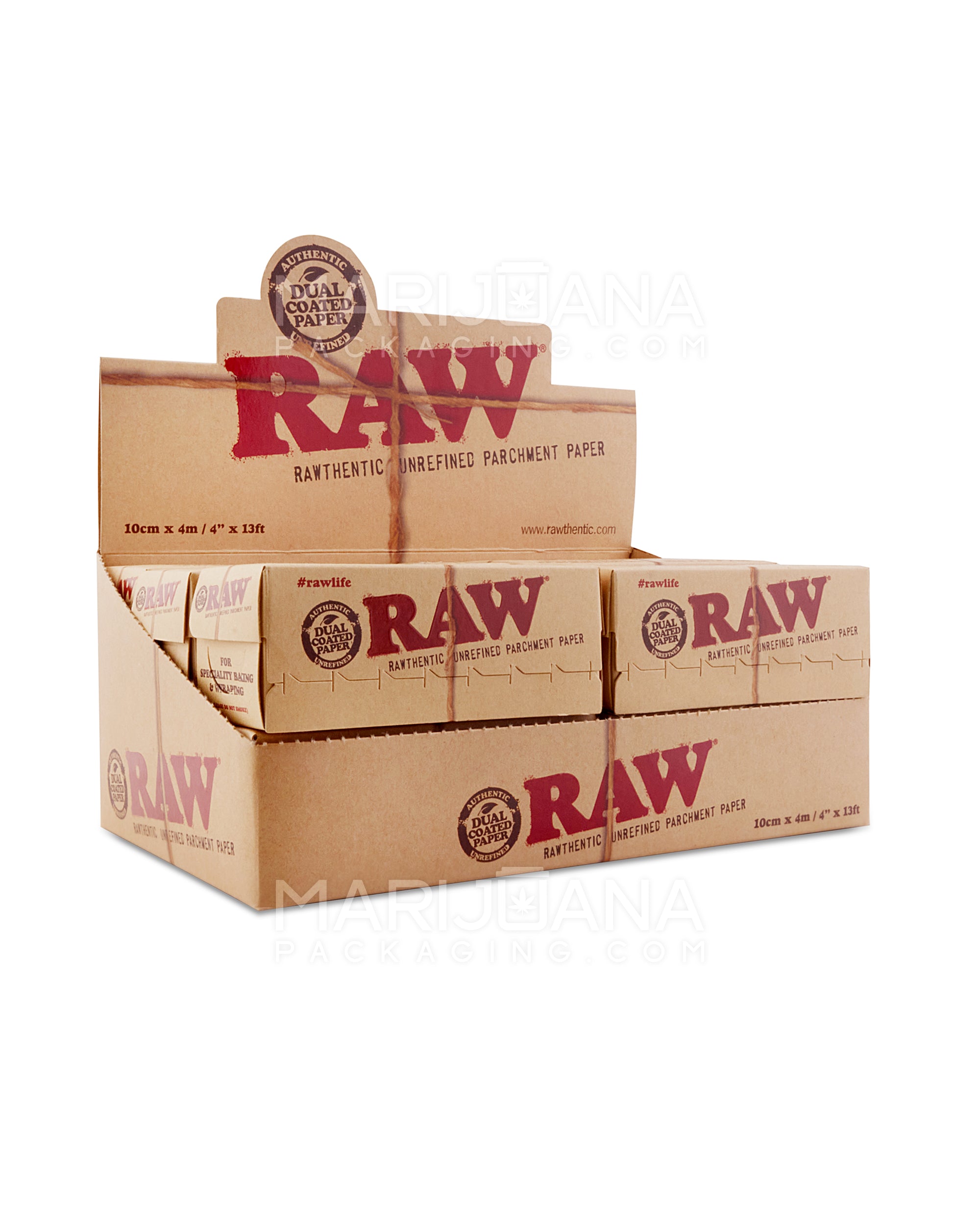 RAW | Parchment Squares | 4in x 4in - Natural - 12 Count