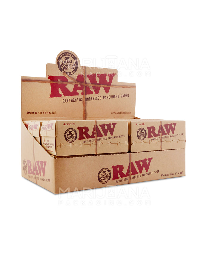 RAW | Parchment Squares | 4in x 4in - Natural - 12 Count Image