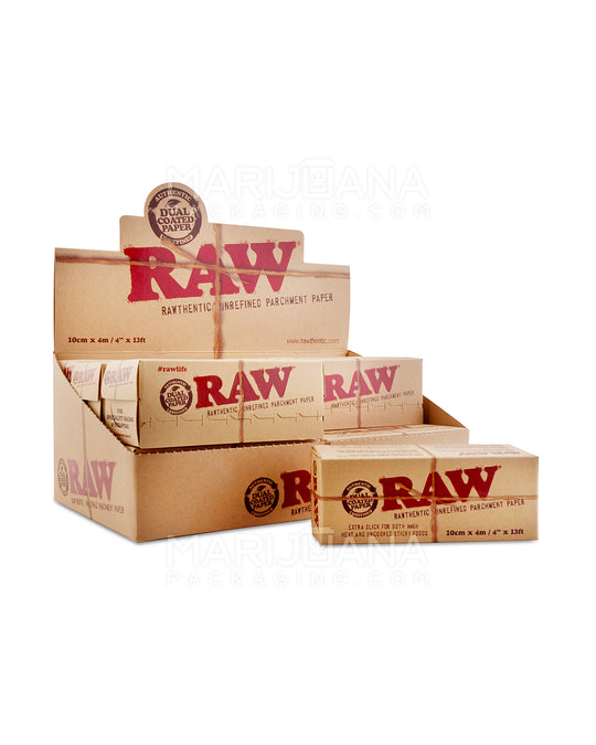 RAW | Parchment Squares | 4in x 4in - Natural - 12 Count