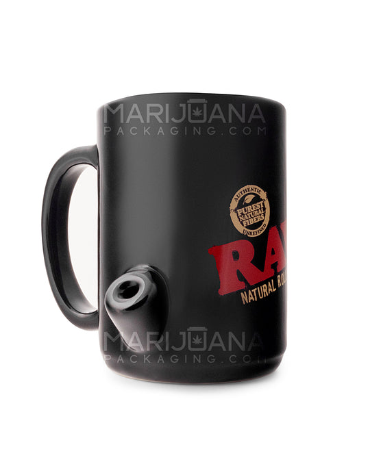 RAW | Wake Up & Bake Up Black Ceramic Cone Mug