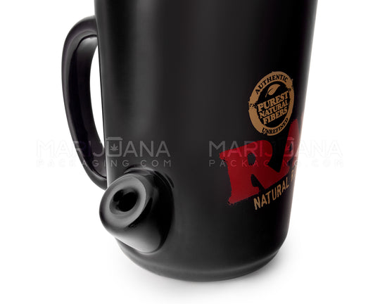 RAW | Wake Up & Bake Up Black Ceramic Cone Mug