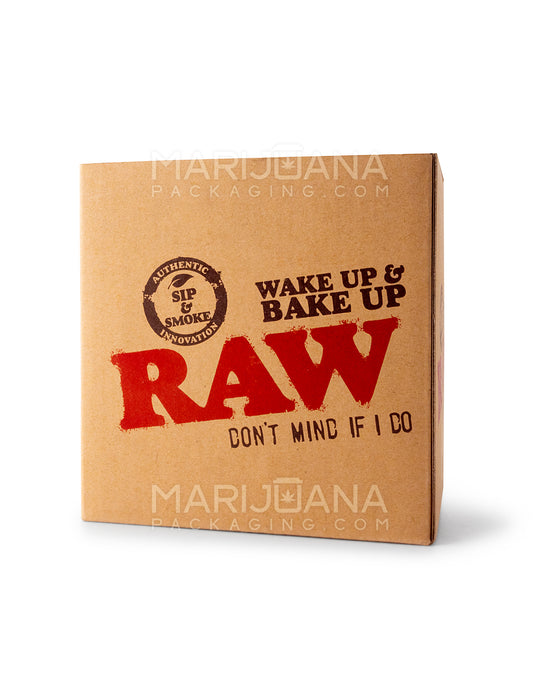 RAW | Wake Up & Bake Up Black Ceramic Cone Mug