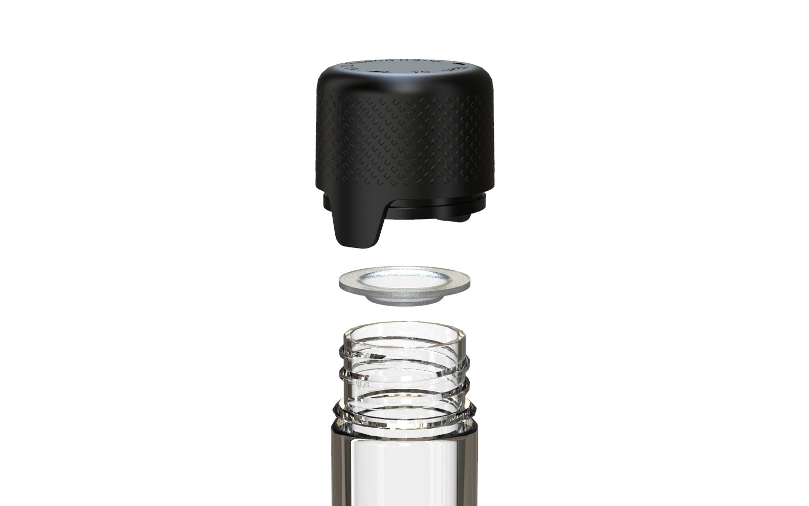 CHUBBY GORILLA | Child Resistant Clear Plastic Aviator Pre - Roll Tubes w/ Black Cap | 25mm - 115mm | Sample - 4
