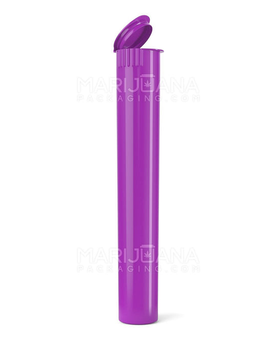 Child Resistant King Size Pop Top Opaque Plastic Pre-Roll Tubes | 116mm - Purple | Sample - 1