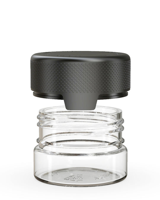 CHUBBY GORILLA | Child Resistant Clear Plastic Aviator Container w/ Black Cap | 30mL - 1oz - 500 Count