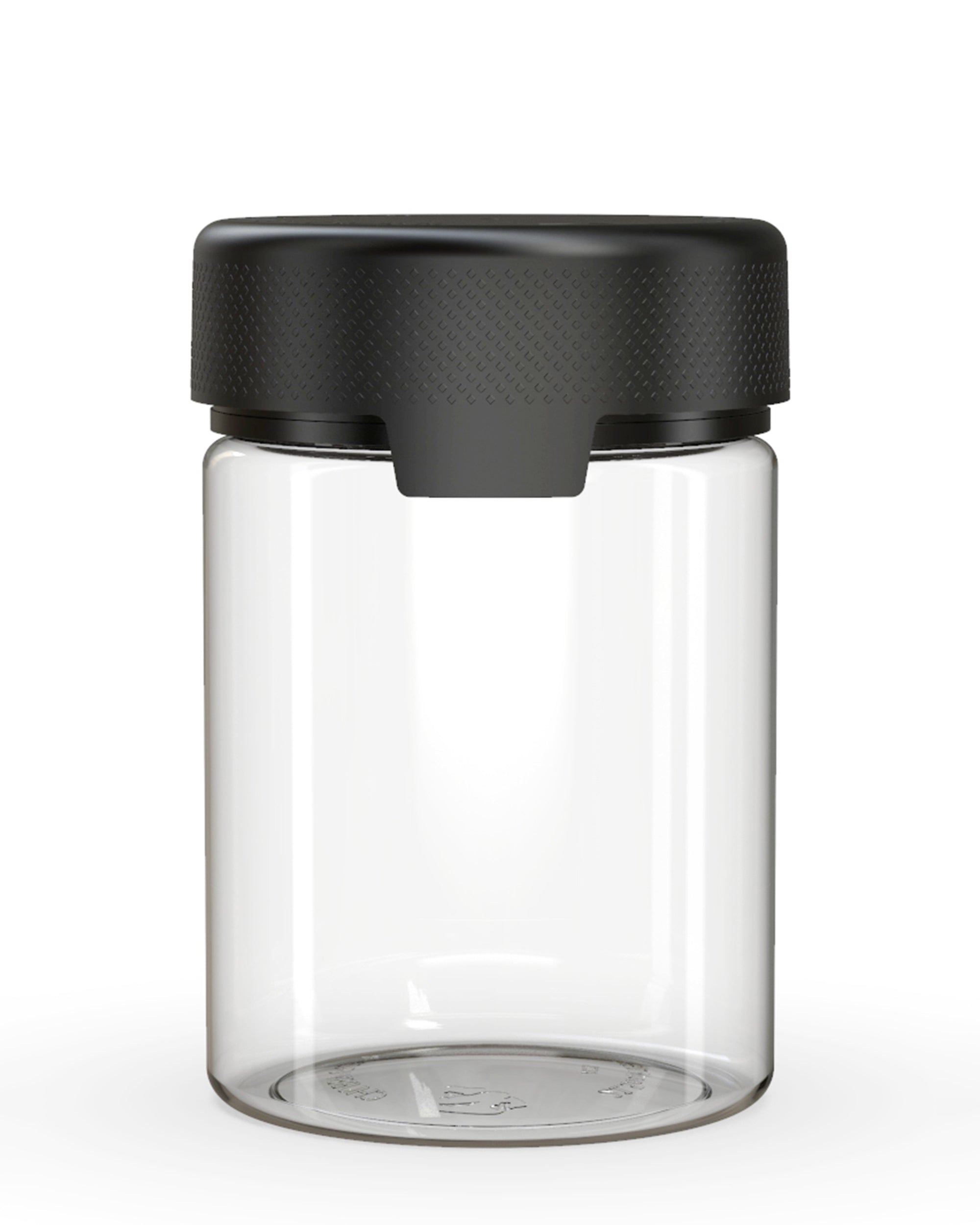 CHUBBY GORILLA | Child Resistant Clear Plastic Aviator XL Container w/ Black Cap | 625mL - 21.5oz - 40 Count